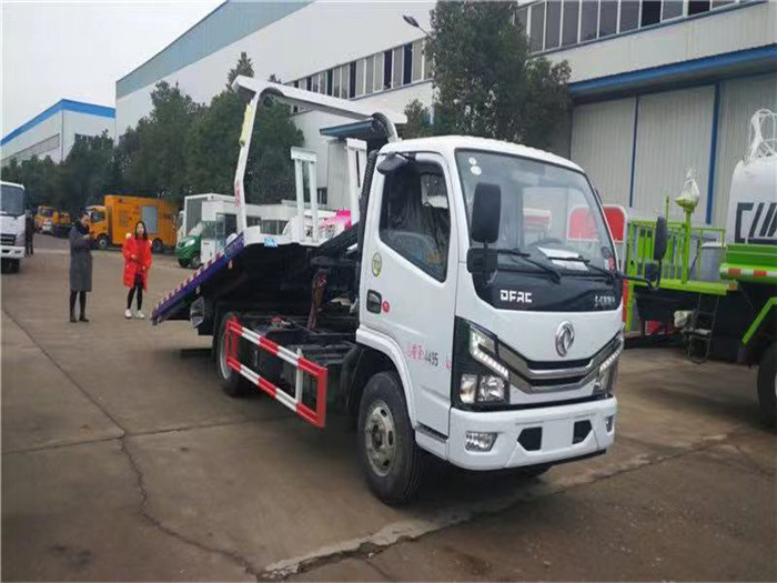 國(guó)六東風(fēng)多利卡藍(lán)牌一拖二清障車(chē)