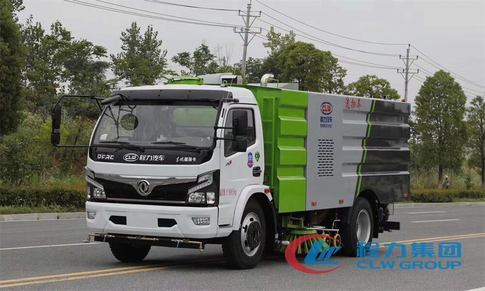 8方洗掃車(chē)-程力東風(fēng)福瑞卡道路清洗8方洗掃車(chē)廠家價(jià)格