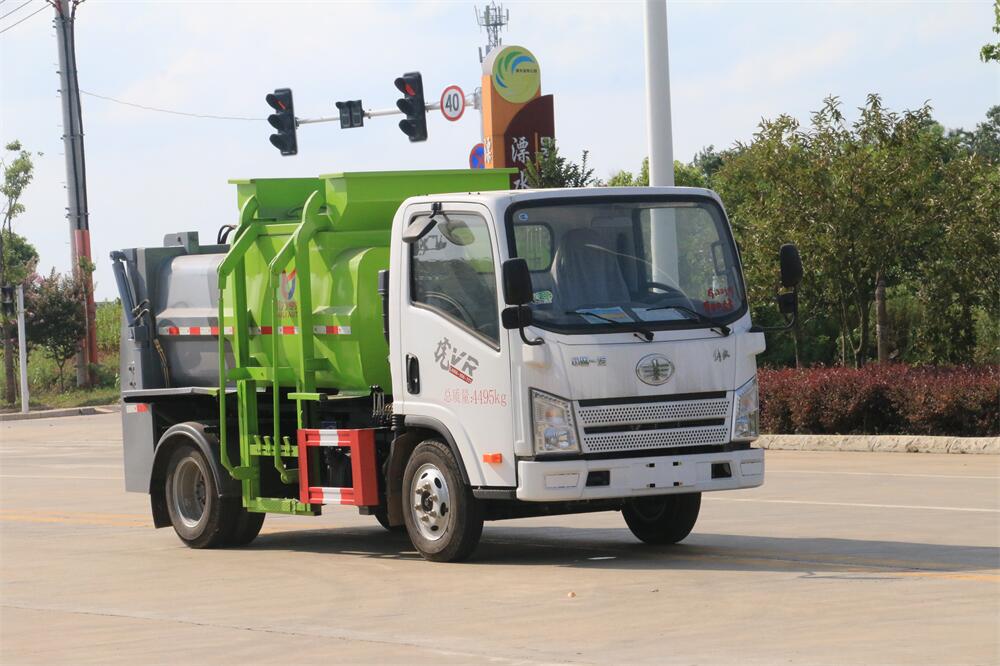 6方餐廚垃圾車-解放國(guó)六6方廚余泔水餐廚垃圾車廠家（方罐）